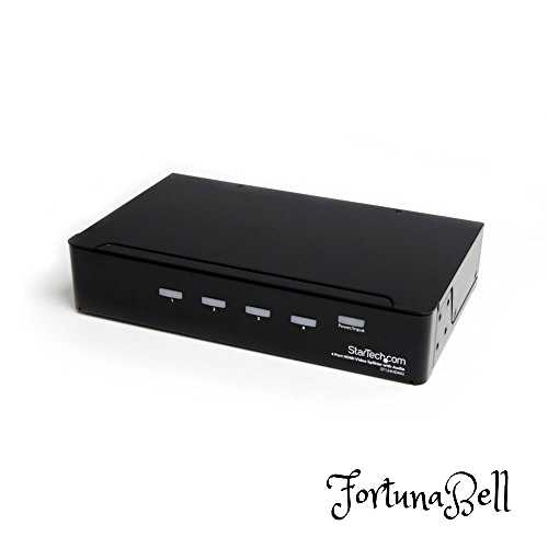 大きさ：4界面 StarTech.com 4最終生産物相応うHDMIスプリッター分かち合う器 3.5粍ステレオオーディオ相応う 1080p/1920x1200 ST124HDMI2