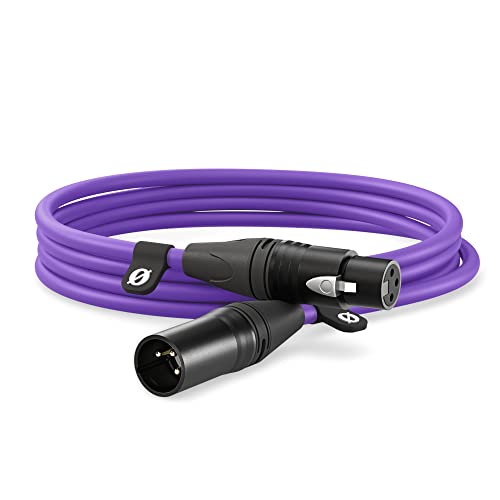 RODE Microphones ロードマイクロフォンズ XLR-3 XLRケーブル パープル XLR3M-PU