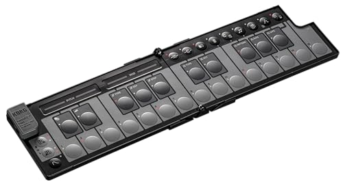 KORG(コルグ) MIDIキーボードnanoKEY Fold 25鍵盤/コンパクト/コントローラー/DTM/USB/パスパワー/プラグイン付属 ブラック NANOKEY-FD BK