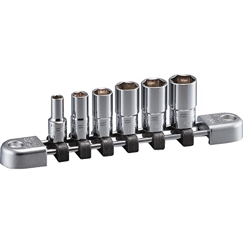 京都機械工具(KTC) ネプロス 6.3SQ セミディープソケットセット 6点組 6角つら構え NTB2M06A