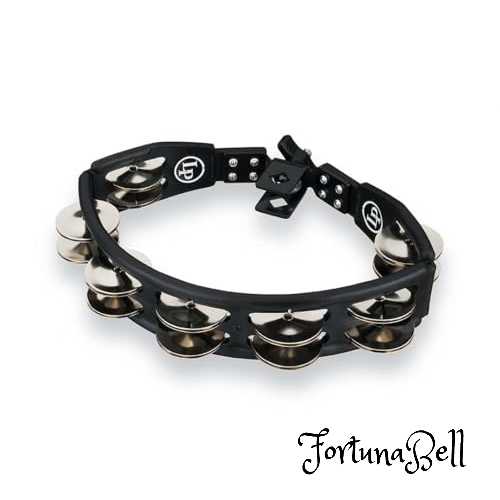 色：黒/スチール LP エルピー タンバリン Cyclops Mountable Tambourine, Black LP160