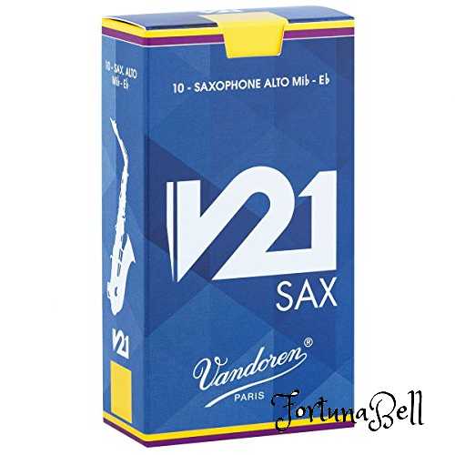 サイズ:3 バンドーレン アルトサクソフォンリード V21 硬さ : 2-1/2 (10枚入り)