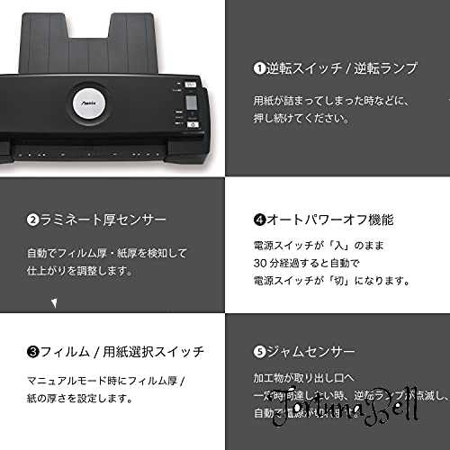 アスカラミネーター6本ローラーL620A3最速9秒フルオート自動厚み検知250ミクロンまで