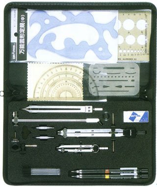 ドラパス 櫂・はたご屋・壱機械製図器 9本組21品 053504
