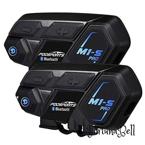 FODSPORTS  M1S PRO バイクインカム Amazon | FODSPORTS バイク インカム M1-S Pro インカム 8人同時
