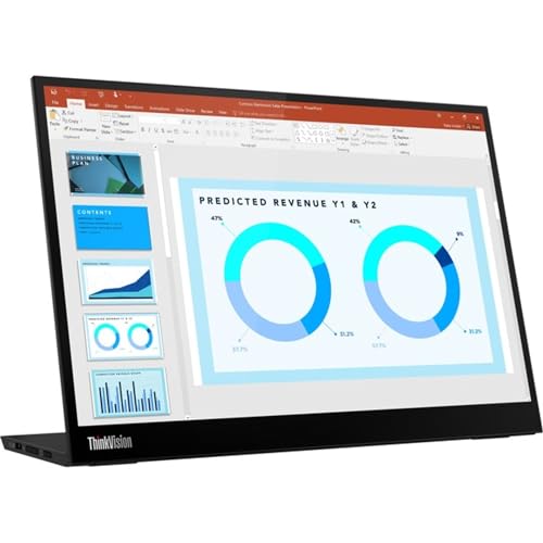 Lenovo ThinkVision M14d 14in位置付けLCD管する - 16:10 - レイヴンブラック