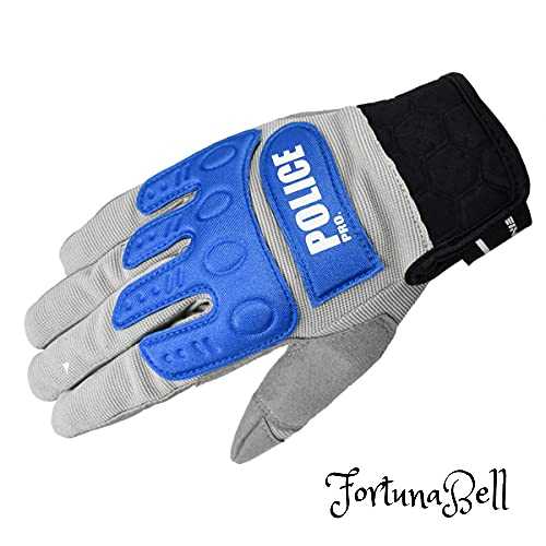 色：POLICEPRO Grey/Blue サイズ：XL [コミネ] バイク用 インストラクターグローブプロアドバンス POLICEPRO Grey/Bl XL GK-135 726 春夏秋向け