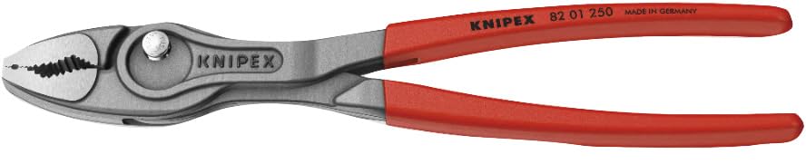 クニペックス KNIPEX ツイングリップ スリップジョイントプライヤー 開口幅調整可能 ネジ外し 摩耗したボルト ナットなどあらゆるものをしかっかり掴める プラスチックコーティングハンド