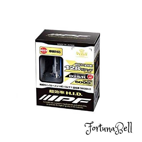 色:6000K IPF ヘッドライト HID D2S D2R 純正交換 6000K 3200ルーメン XGH60 HIDバルブ|Fortuna Bell
