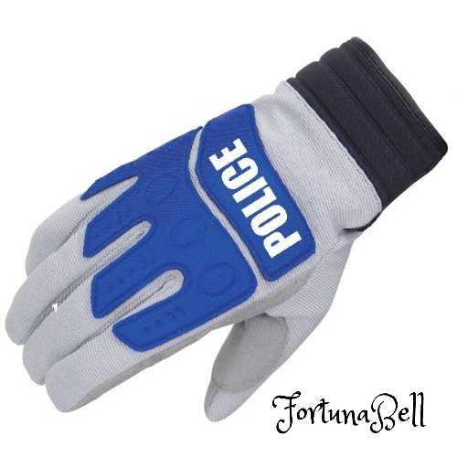 色：POLICEPRO Grey/Blue サイズ：2XL [コミネ] バイク用 インストラクターウインターグローブ POLICEPRO Grey/Blue 2XL GK-785 865 春秋冬向け 防水 防寒