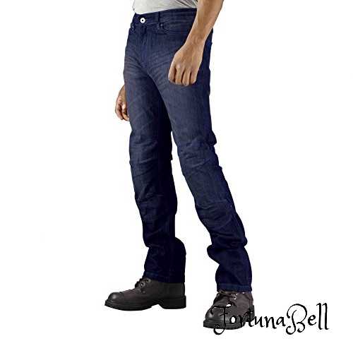 色：Deep Indigo サイズ：4XLB/44 コミネ(KOMINE) バイク用 ジーンズ ディープインディゴ 4XLB WJ-732R 春夏秋向け プロテクター CE規格レベル2 ストレッチ素材