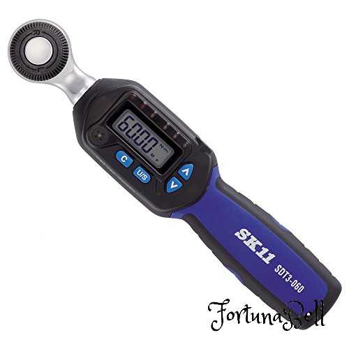 色：黒いこと×青色 大いさ：価値付ける活動の領域3~60N・m(差込角9.5粍) SK11 デジタルトルクレンチ 差込角 9.5粍 3*60N・m SDT3-060 トルクレンチ-締付工具-手動工具