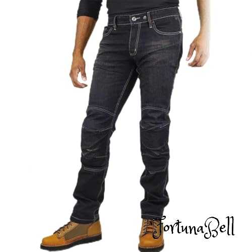 色：Deep Indigo サイズ：5XLB/46 コミネ(KOMINE) バイク用 ジーンズ ディープインディゴ 5XLB WJ-737S 春夏秋向け プロテクター CE規格レベル2 ストレッチ素材