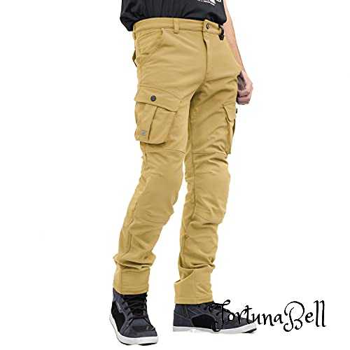 [KOMINE] バイク用 プロテクトウインドプルーフウォームカーゴパンツ PK-926 防風 秋冬向け 07-926 Beige L