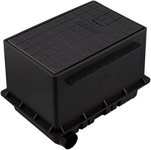 SANEI(サンエイ) 散水栓ボックスセット 散水栓付き 底板あり 黒 R81-92S-D|Fortuna Bell