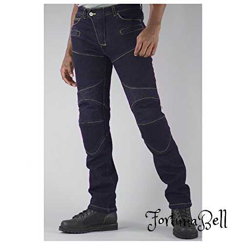色：one wash blue サイズ：XL コミネ(KOMINE) バイク用 スーパーフィットウォームデニムジーンズ ワンウォッシュブルー(one XL WJ-921S 秋冬春向け 防寒 CE規格レベル2 ストレッチ素材防風プロテクタ