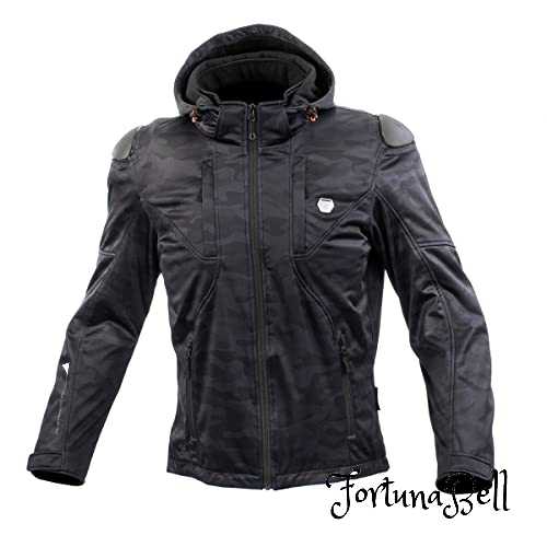 色:Black Camo サイズ:2XL コミネ(KOMINE) バイク用 JK-623 ハイプロテクトソフトシェルシステムパーカ Black Camo 2XL|Fortuna Bell