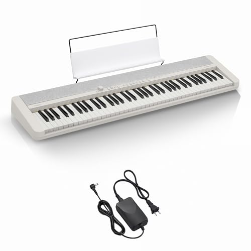カシオ(CASIO) 電子キーボード カシオトーン CT-S1-76 WE(ホワイト) 76鍵盤キーボード 高品位な音色で幅広いジャンルの曲を演奏可能|Fortuna Bell
