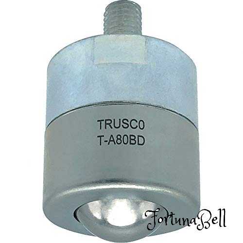 TRUSCO(トラスコ) ボールキャスター 切削加工品 下向き T-A80BD