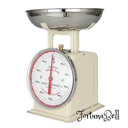 色：アイボリー サイズ：1kg ダルトン(Dulton) アメリカンキッチンスケール 1kg アイボリー 100-061 高さ225*幅132mm