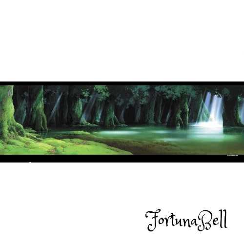 エンスカイ 950ピース ジグソーパズル スタジオジブリ背景美術シリーズ もののけ姫 シシ神の森 (34x102cm)画像