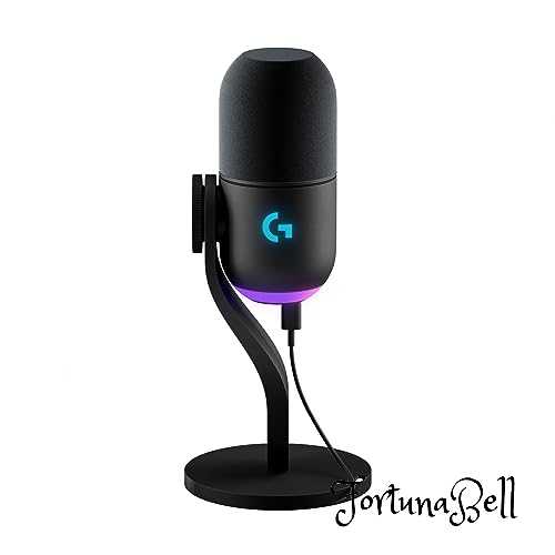 Logitech G Yeti GX Dynamic RGB ゲーミングマイク、LIGHTSYNC積み上げるポッドキャスト、Blue VO!CE、G HUB抑えつける、スーパーカーディオイド、マイコン/MacでUSBプラグアンドプレイ - 黒いこと