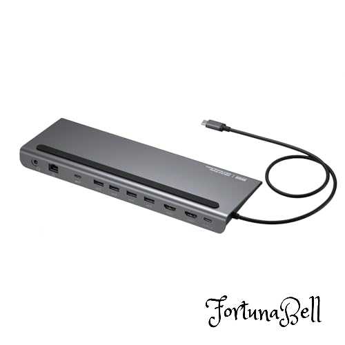 サンワサプライ USB Type-Cドッキングステーション 10in1 4K対応・HDMI*2画面出力 USB-CVDK14|Fortuna Bell