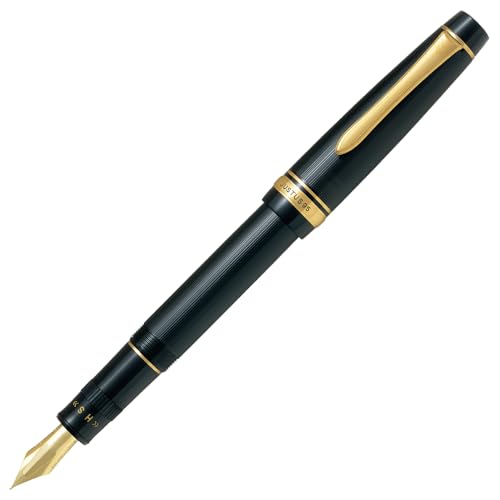 飛行士筆 ジャスタス 95 縞模様 黒いこと 細字(F) FJ-3MR-SB-F