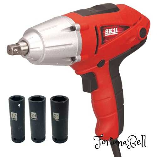 SK11(エスケー11) コード式インパクトレンチ ソケット差込角1/2(12.7mm) SIW-320AC 最大締付トルク320N