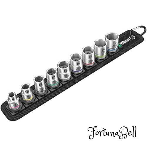WERA ヴェラ 差込角3/8DR 9点組ビットソケットセット サイクロップラチェット用 003973｜Fortuna Bell