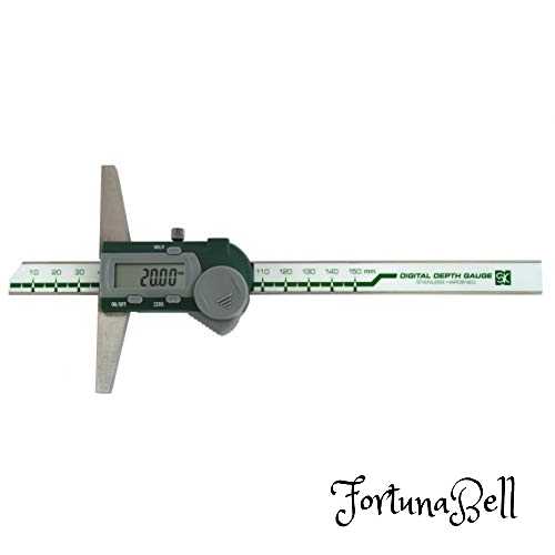 新潟精機 SK デジタルデプスゲージ 150mm GDCS-150D|Fortuna Bell