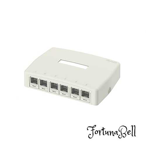 パンドウイット Cat5eローゼットボックスキット シャッター付き 6個口白 JOQ6H500