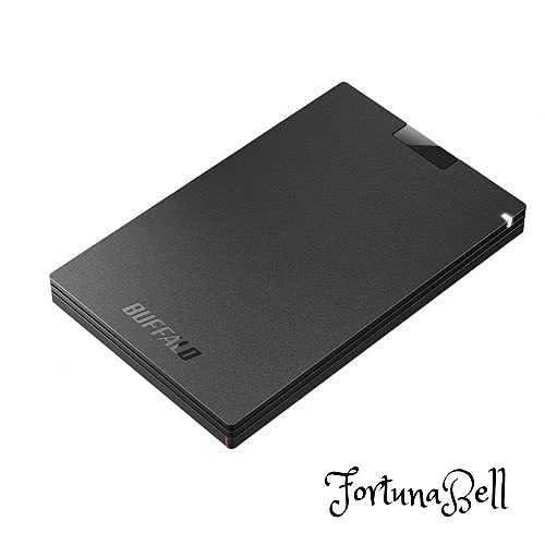 バッファロー SSD-PG1.0U3-BC USB3.2(Gen1) ポータブルSSD Type-A 1.0TB ブラック｜Fortuna Bell