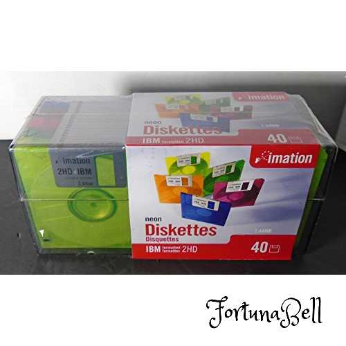 3.5インチフロッピーディスク、ネオン、40pk、2hd、1.44 MB 8,180円
