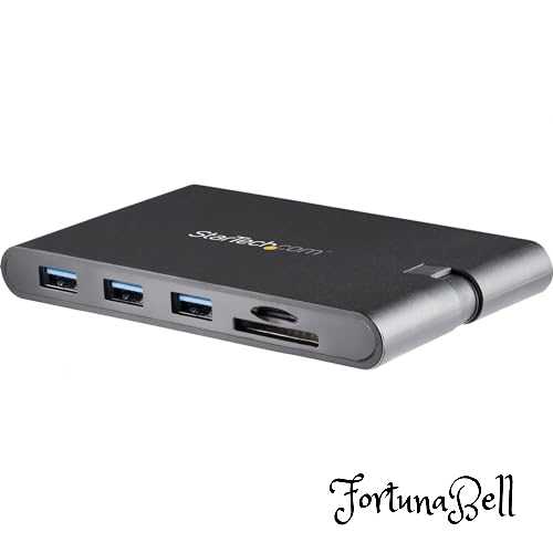 StarTech.com USB Type-C接続マルチアダプター HDMI/VGA対応ミニドッキングステーション Mac/Windows対応 3x USB 3.0 SD/micro SDカードスロット USB PD USB MacBook Pro対応USB-Cマルチハブ DKT30CHVSCPD｜Fortuna Bell