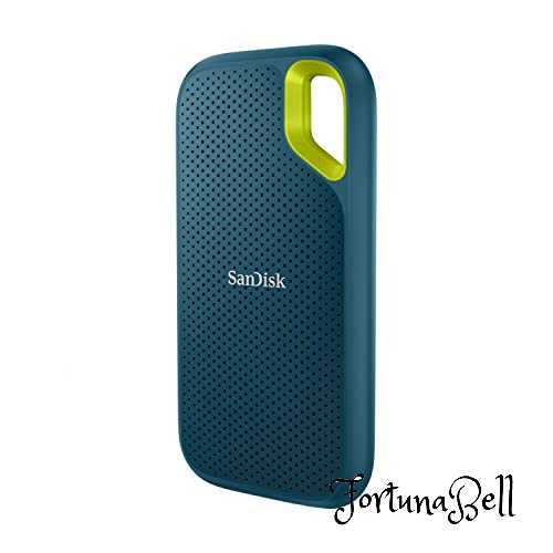 SanDisk (サンディスク) 1TB Extreme (エクストリーム) ポータブルSSD - 最大1050MB/秒 USB-C USB 3.2 Gen 2 IP65の耐水および防塵 アップデートされたファームウェア モントレー - 外付けソリッドステートド