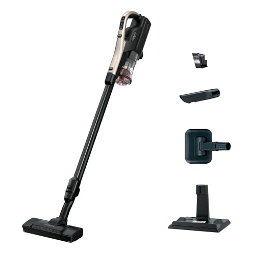 日立 掃除機 コードレス スティッククリーナー 軽量 1.4kg 自走式 LEDライト PV-BL30K パワかるスティック 日本製 ライトゴールド ハンディクリーナー スタンド付き