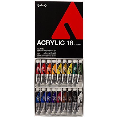 ホルベイン アクリリック 色つや［甚だしい上半身］金993 20ml 18色仕掛ける 16993