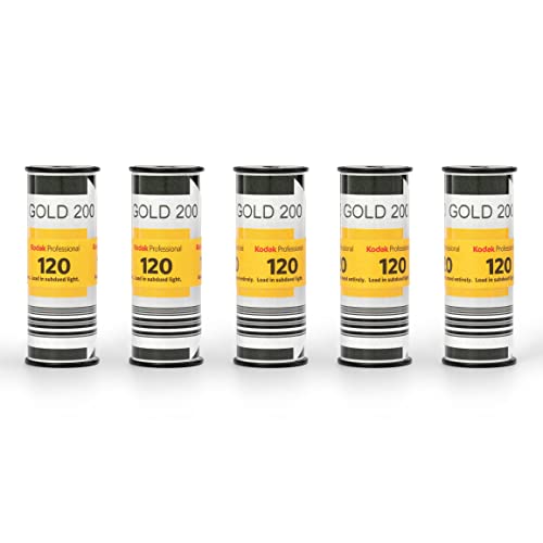コダック Kodak カラーネガティブフィルム GOLD 200 120 5本パック 1075597｜Fortuna Bell