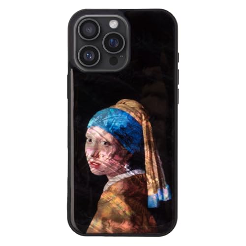 iPhone 16 Pro Max 容れもの 生まれながら貝 真珠の耳飾りのお嬢さん [ パール 光輝 境界線の外側上塗り工業 着脱し分かりやすい ストラップホール付き添い人 無線電話申し受ける ] 神品続きもの アイフォン 保護すること取りまかなう I27092i16PM