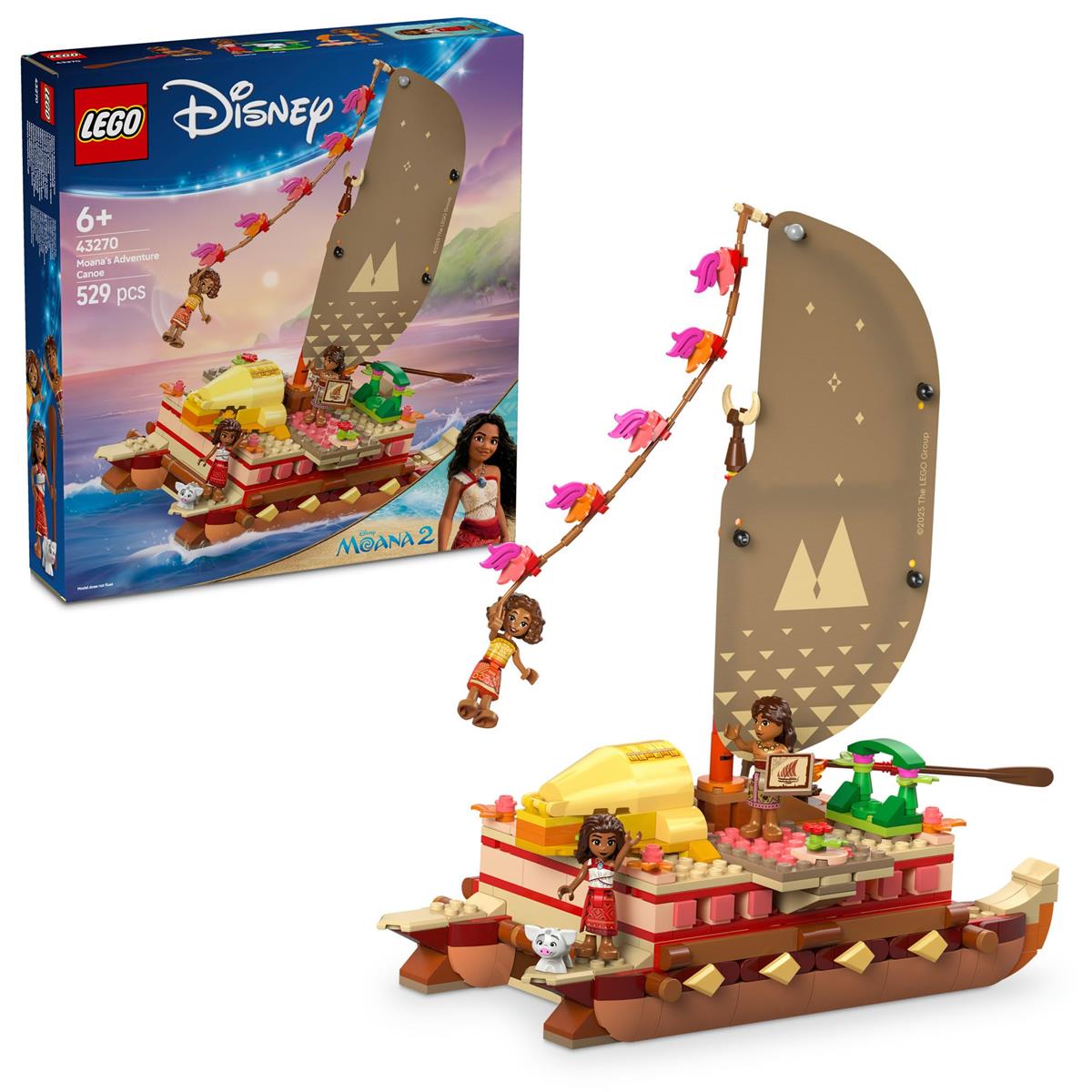 レゴ(LEGO) ウォルトディズニー姫御前 モアナのカヌー・冒険 手あそび 手あそび 生まれ落ちる日 差し上げ物 差しつかえる 知育お姉さん 御坊っちゃん お子さん 6歳 7歳 8歳 9歳 ウォルトディズニー グッズ ごっこ命のせんたく おままごと 43270 おもちゃ-ブロック