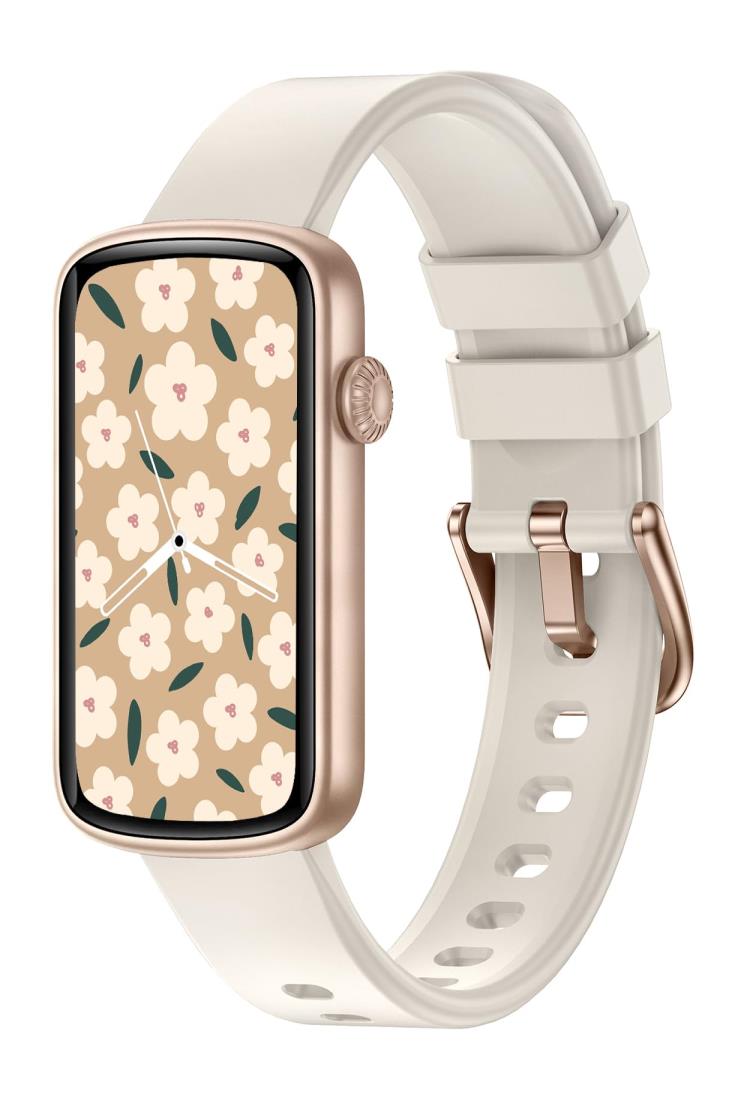SHANG WING スマートウォッチ レディース iphone対応 アンドロイド対応 リストバンド型 腕時計 Smart Watch 着信通知 女子生理サイクル記録 多種類運動モード 天気予報 IP68防水 文字盤自由設定 誕生日 クリストマス 新年 ギフト 日本語説明書付き Lynn2 星空ゴールド