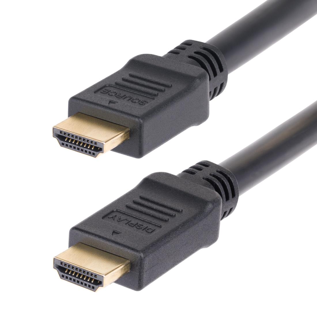 StarTech.com HDMI 2.0ケーブル／アクティブタイプ／10m／4K60Hz／CMP プレナム難燃グレード／HDR10／オス・オス／ブラック／壁内配線用 ハイスピード モニター ディスプレイコード HD2AP-10M-HDMI-CABLE