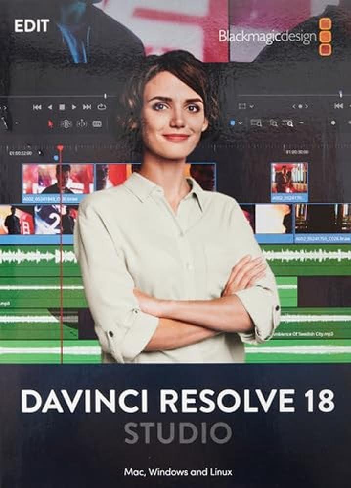 Blackmagic Design 画像まとめ上げるソフトウエア DaVinci Resolve Software 000870