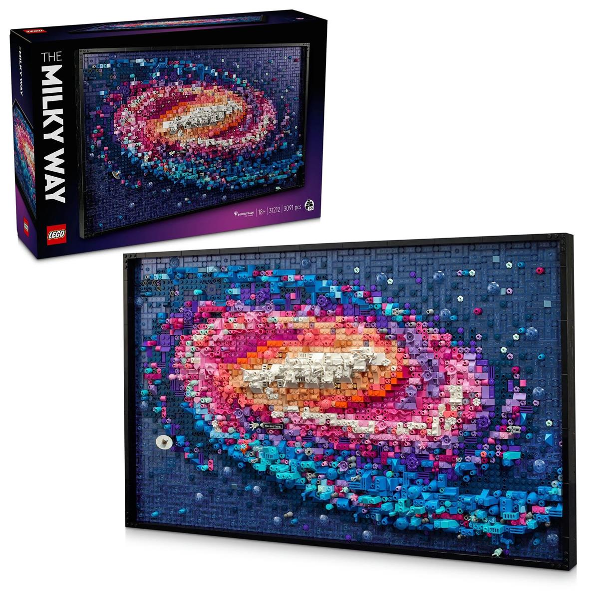 レゴ(LEGO) レゴアート 天の河銀河系 遊び道具 遊び道具 生まれ落ちる日 差し上げ物 差しつかえる 母の日 父の日 成人男性 お上さん 図面 作物 室内装飾 オシャレ 母 父 31212