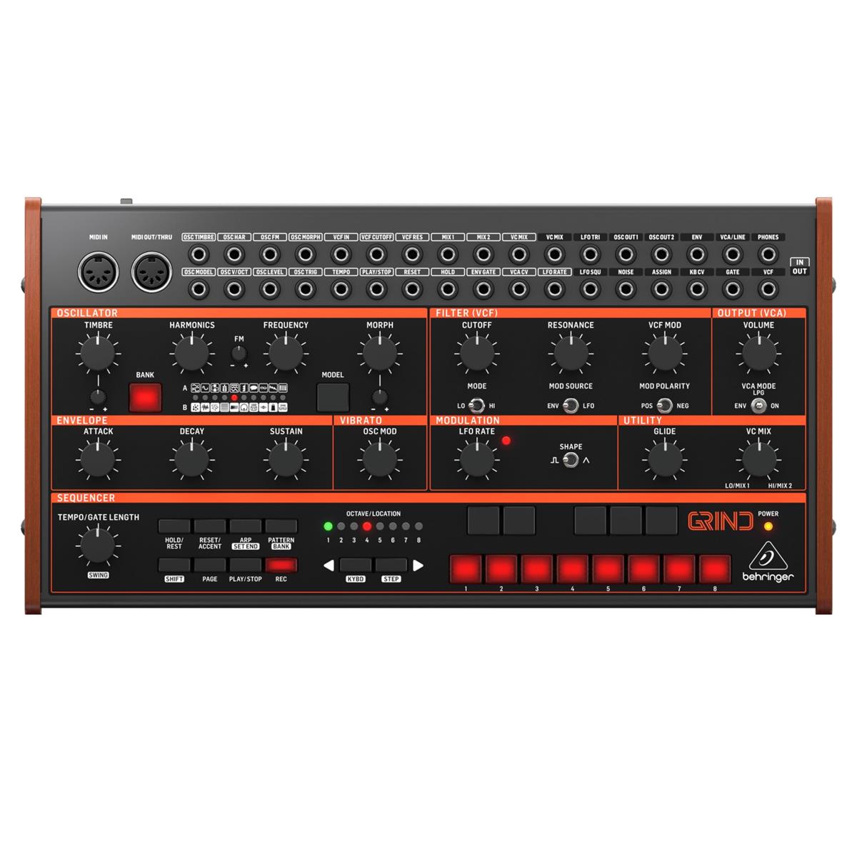 BEHRINGER ベリンガー/GRIND ハイブリッドセミモジュラーシンセサイザー｜フォーチュネスマート