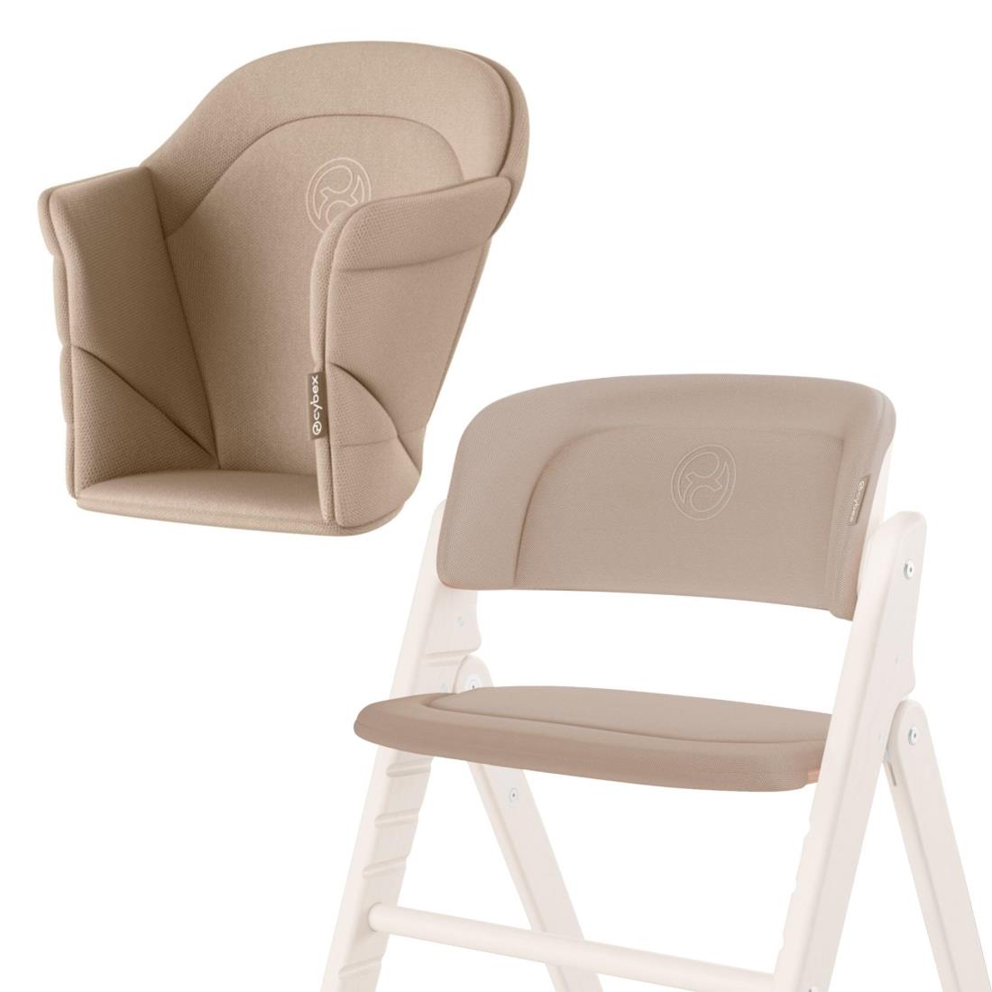 cybex [ サイベックス ] 鳴らす\u0026フォールド コンフォートインレイ CLICK \u0026 FOLD 扁桃ベージュ お子さまのお座りを心地よく受け支える 3点仕掛ける