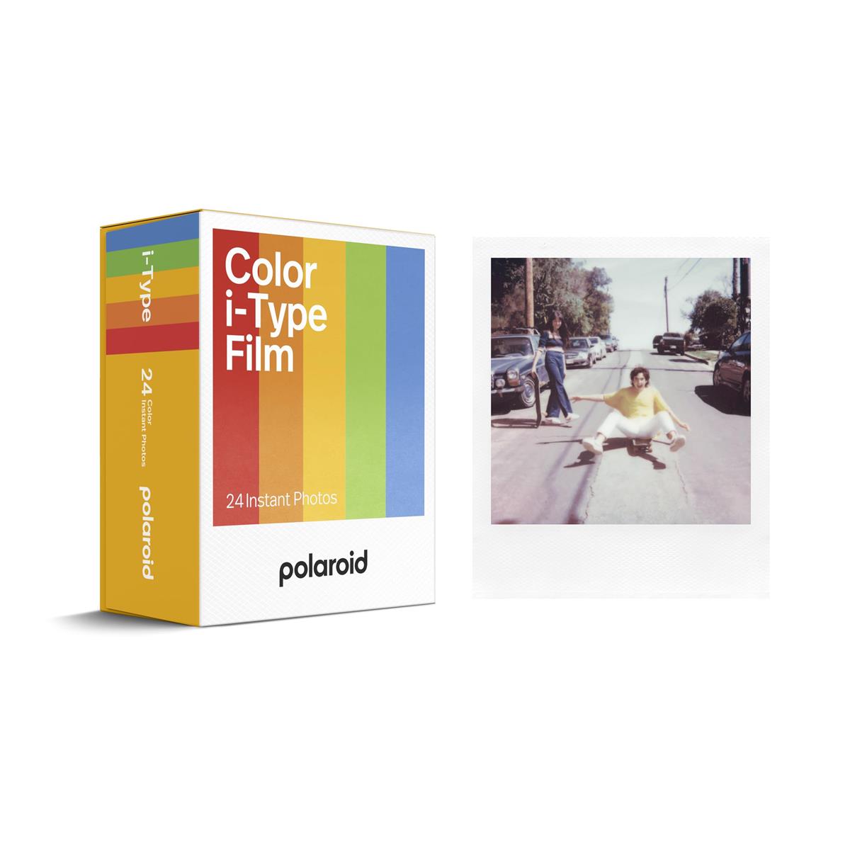 Polaroid(ポラロイド) インスタントフィルム Color i-Type Film Triple Pack カラーフィルム - トリプルパック 24枚入りカラーフレーム白(6272)|フォーチュネスマート