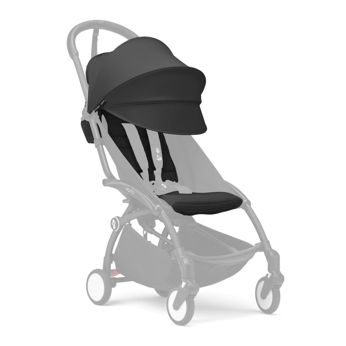 Stokke(ストッケ) YOYO ヨーヨー ベビーカー 付属品 6+ カラーパック 生後6か月から幼児まで B型 ブラック ※本体別売り
