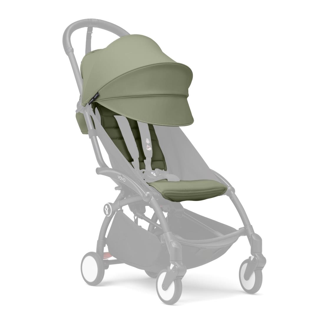 Stokke(ストッケ) YOYO ヨーヨー ベビーカー 付属品 6+ カラーパック 生後6か月から幼児まで B型 オリーブ ※本体別売り｜フォーチュネスマート 9,619円